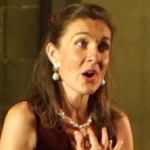 Marie-Helene Cussac performing live in concert